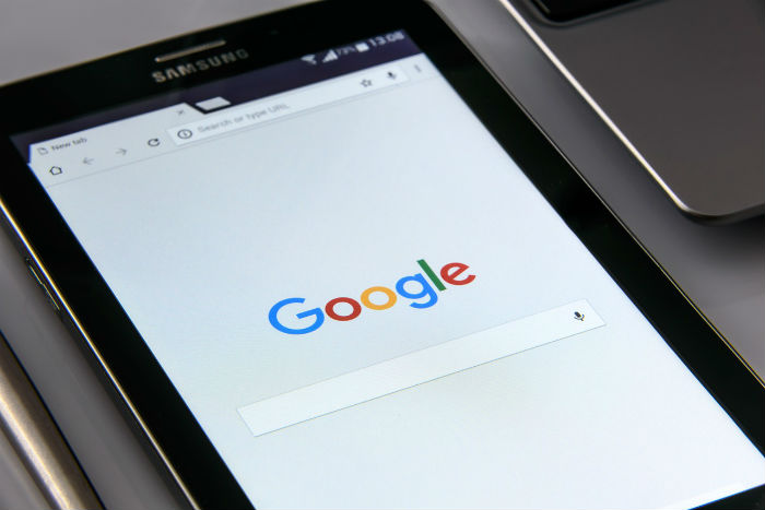 utilisation de google sur téléphone